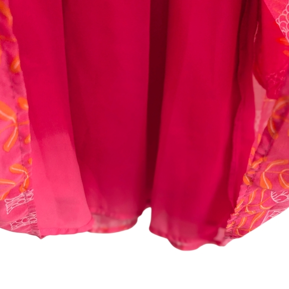 J. Marie Long Sleeve Tiered Dress Medium - Picture 4 of 4